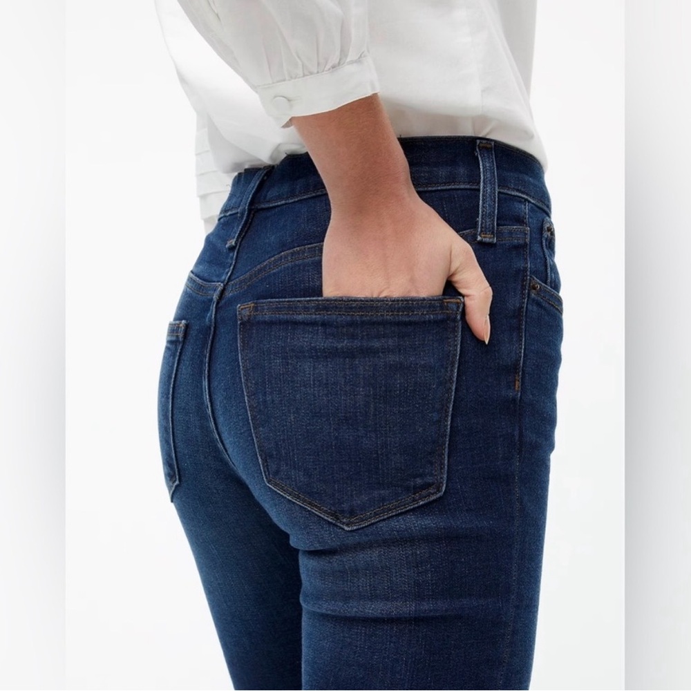 J. Crew Dark Wash Stretch Skinny Jeans